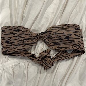 Abercrombie & Fitch Animal Print Swim Top